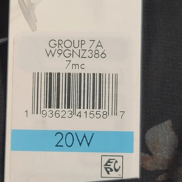 Calvin Klein Black Multi Printed Asymmetric Midi Pleated Skirt Plus Size 20W - Picture 8 of 12